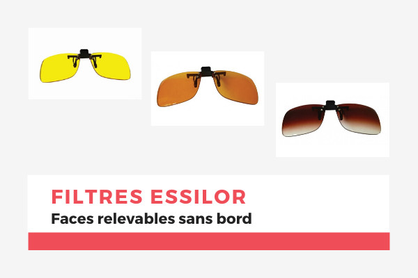 Filtres Essilor faces relevables